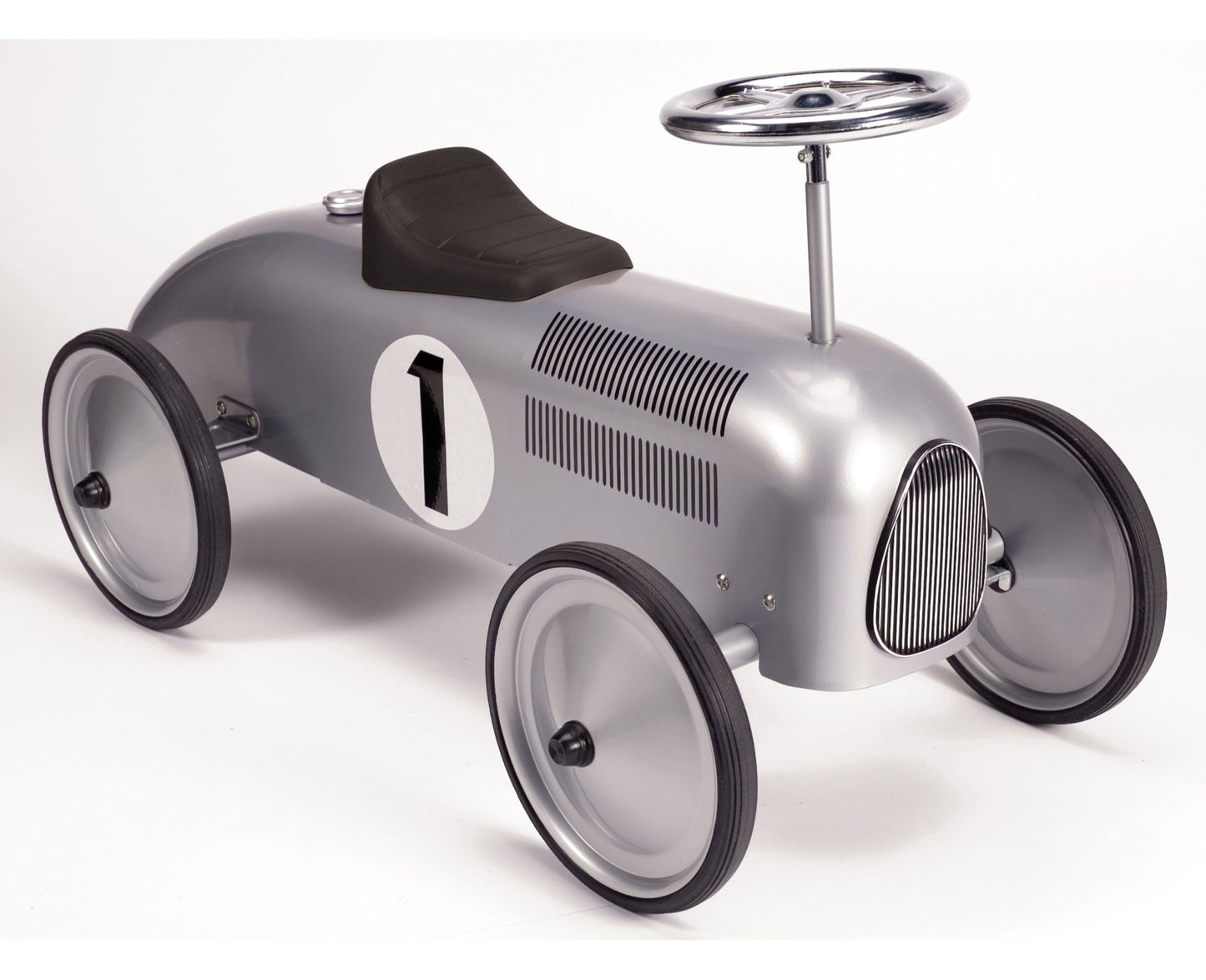 Schylling Speedster Ride-On - Silver Race Car