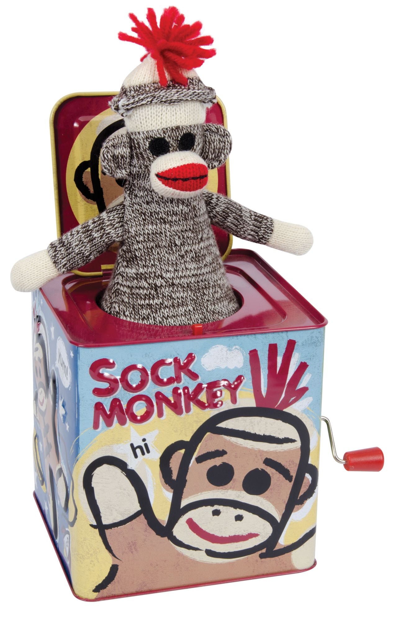 Sock Monkey Jack in the Box