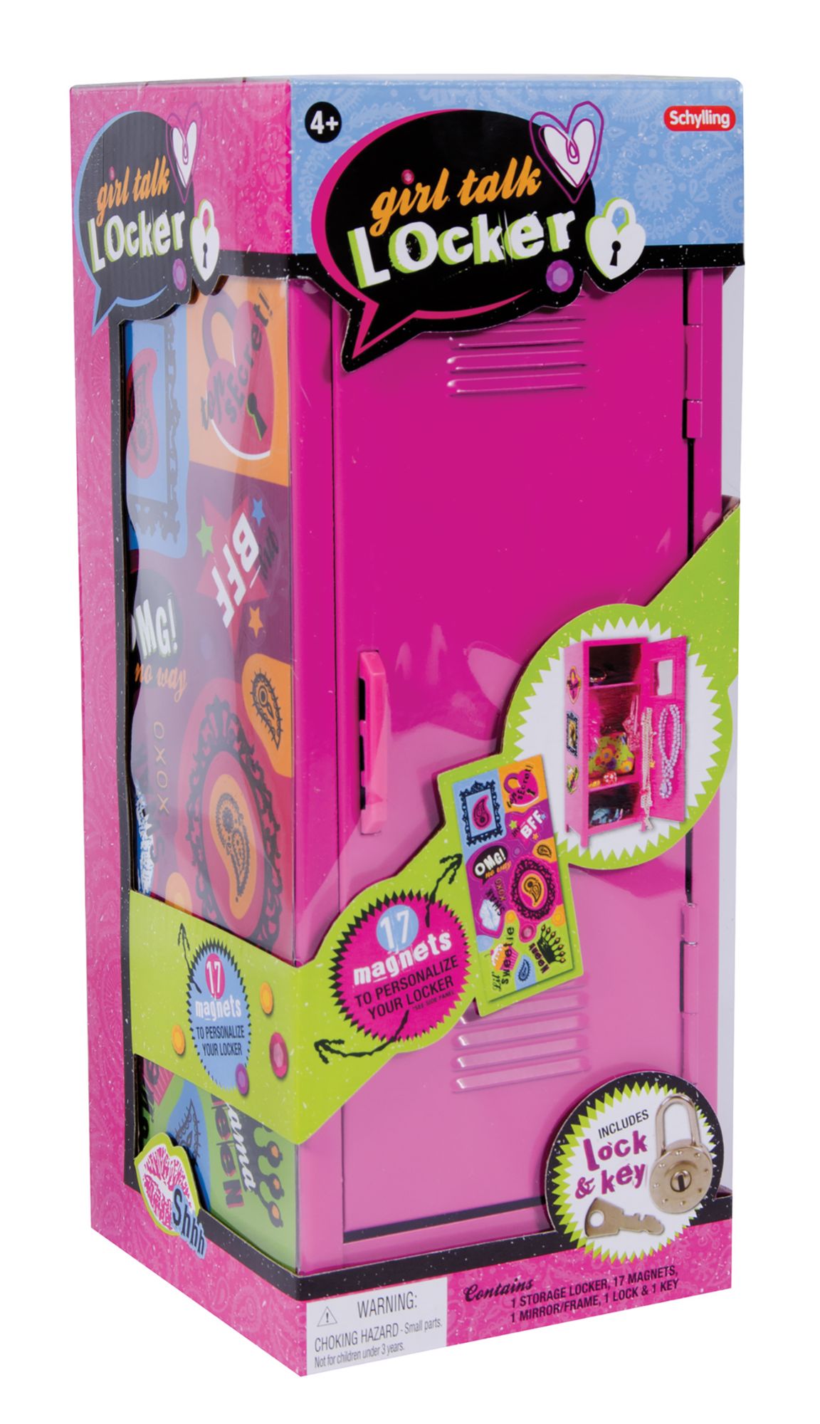 Schylling Girl Talk Locker W/ Magnets