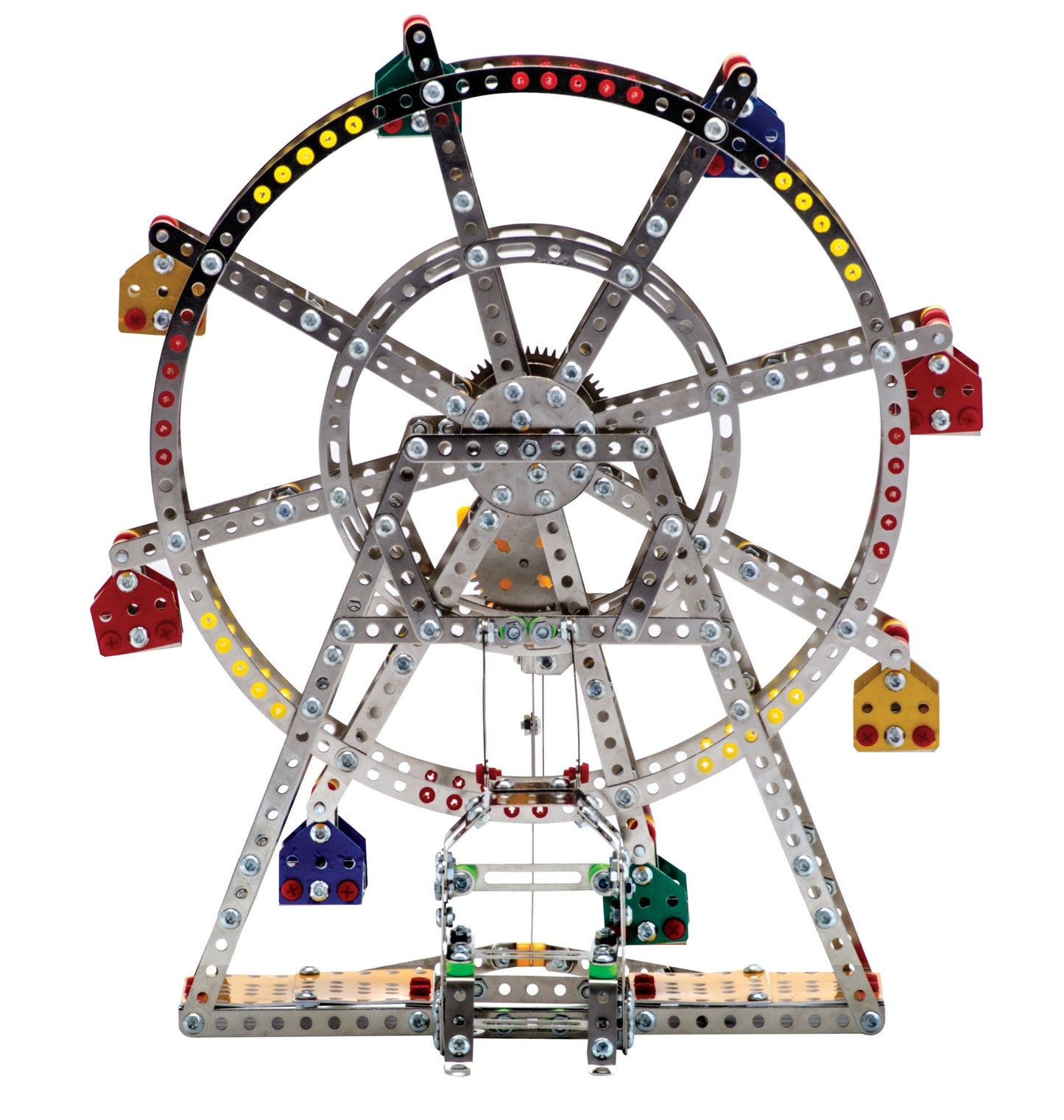 Steel Works Metal Ferris Wheel Construction Set