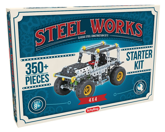 Steel Works Metal 4 X 4 Vehicle Construction Set