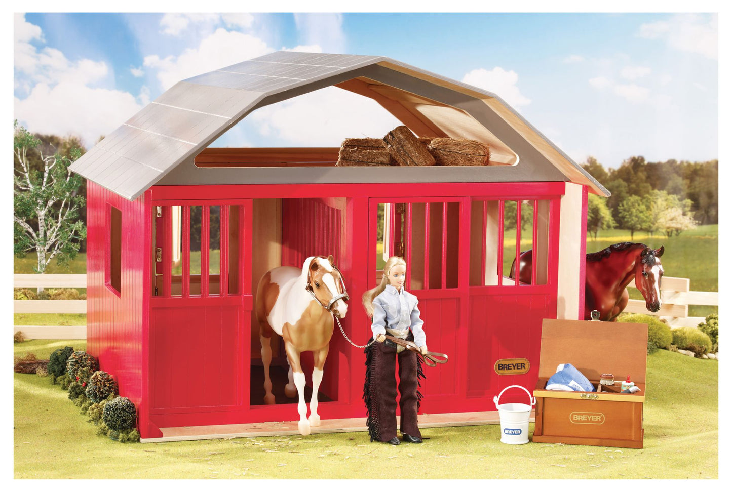 BREYER Traditional Series Two Stall Barn