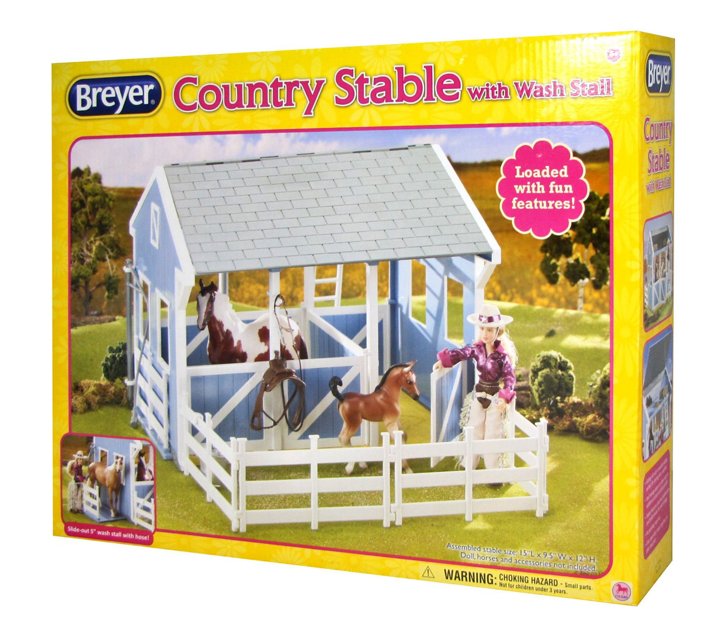 BREYER Classics Country Stable With Wash Stall