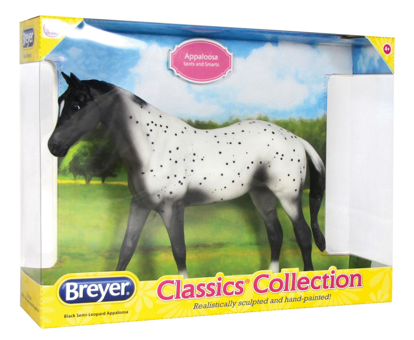 BREYER Classics Black Semi-Leopard Appaloosa Horse