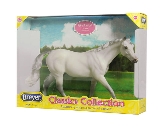 Breyer Classics Grey Selle Francais Model Horse