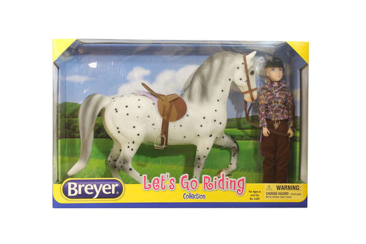 Breyer Let's Go Riding Horse & Doll Set - English