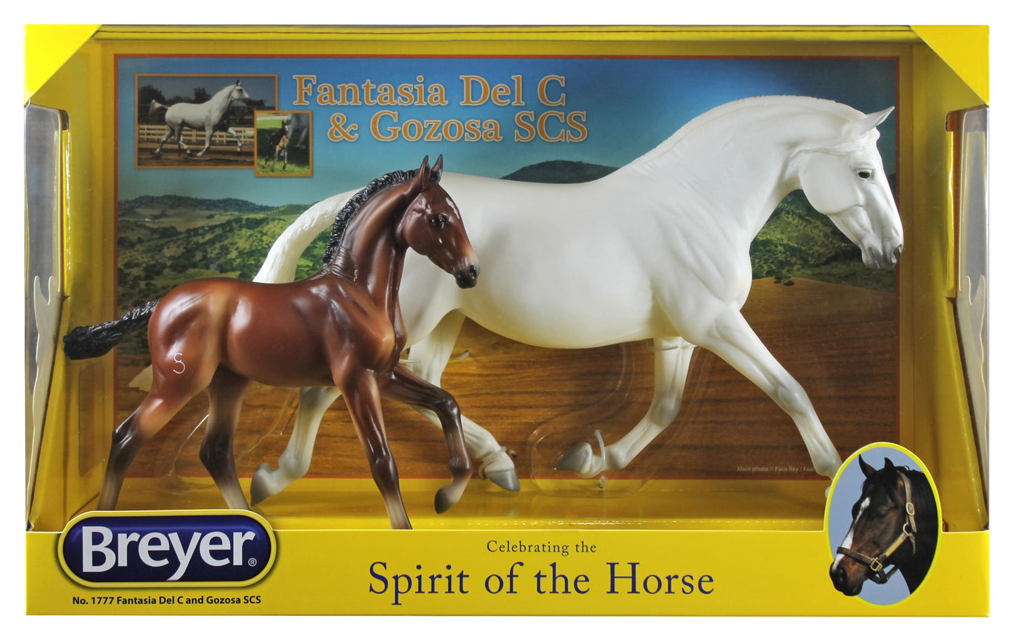 Breyer Traditional Series Fantasia Del C and Gozosa SCS Horse Set