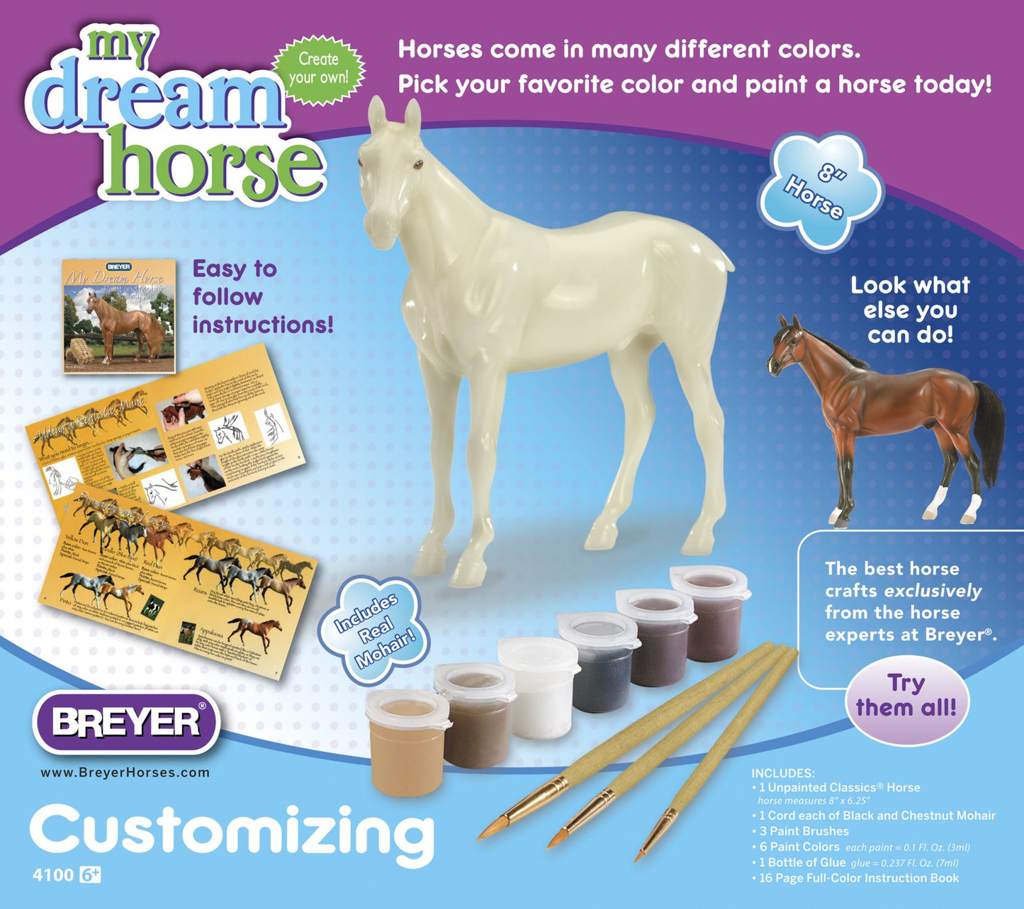 BREYER My Dream Horse Customizing Kit, Thoroughbred
