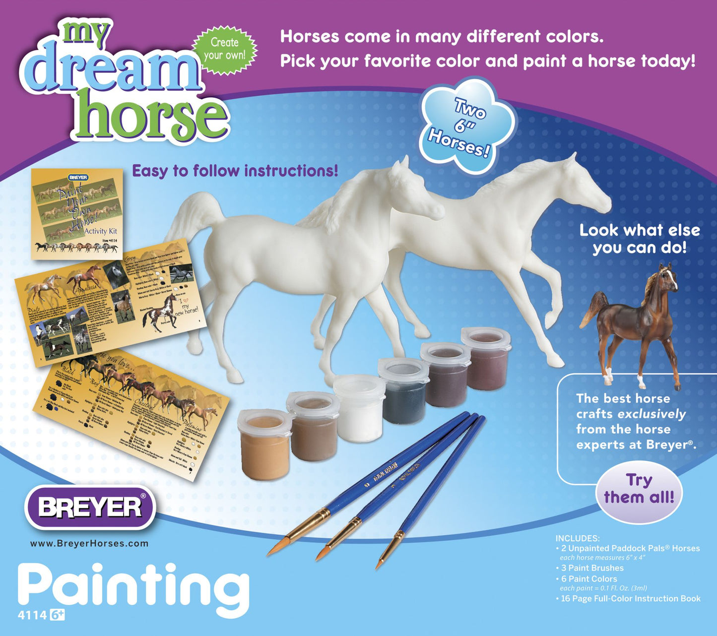 Breyer Paint Your Own Horse - Arabian & Thoroughbred