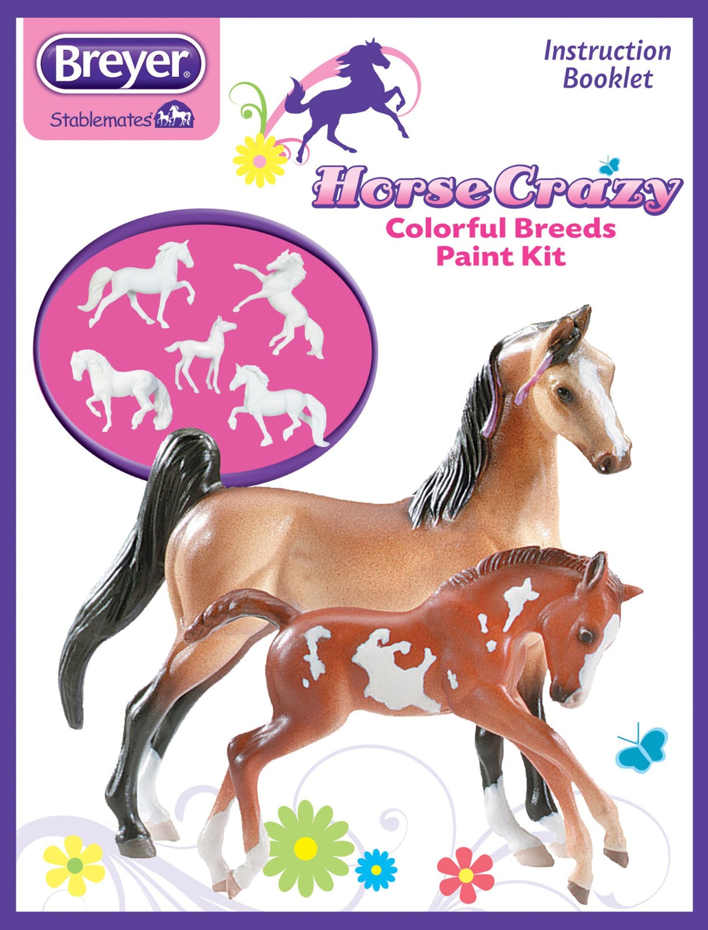 BREYER Stablemates Horse Crazy Colorful Breeds Paint Kit