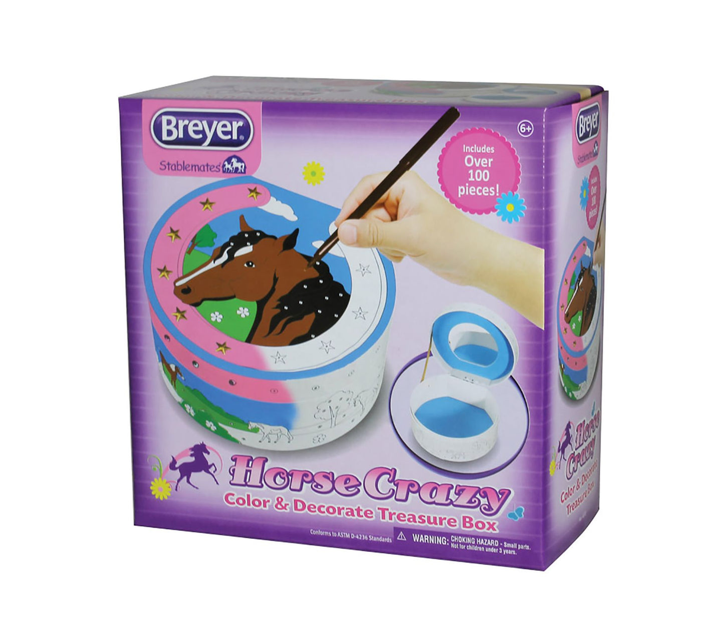 Breyer Horse Crazy Color & Decorate Treasure Box Kit