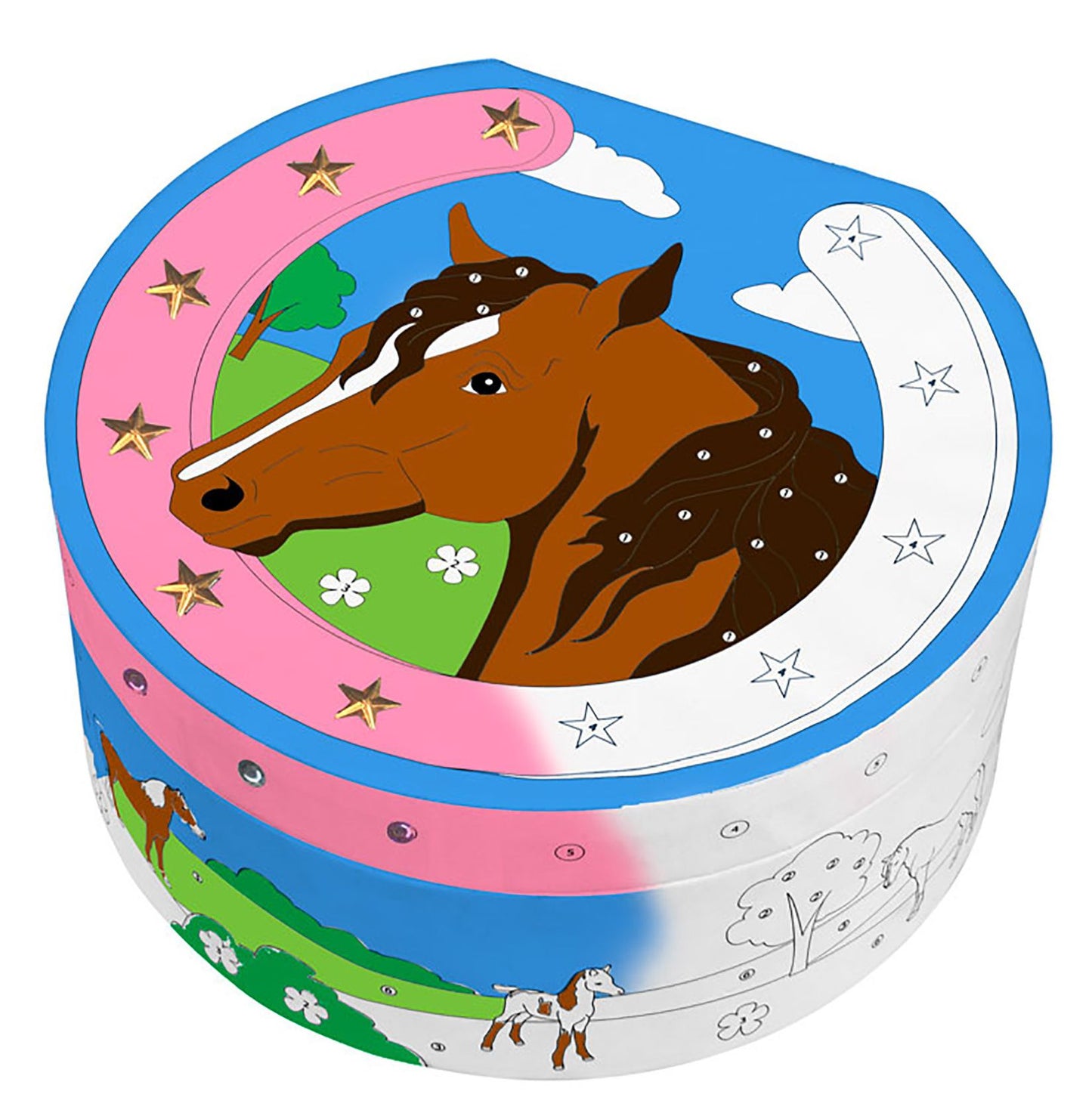 Breyer Horse Crazy Color & Decorate Treasure Box Kit