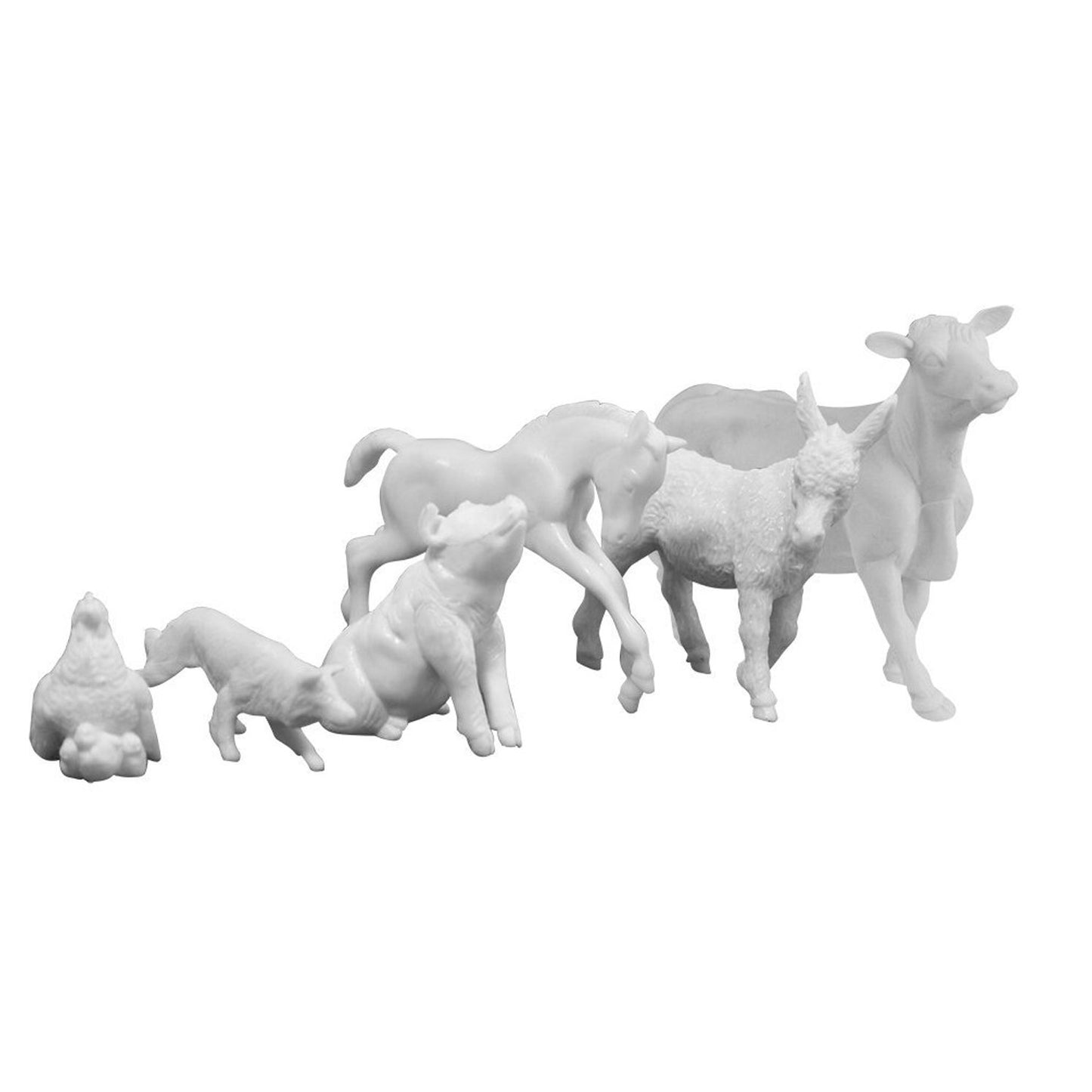 Breyer Stablemates My Dream HorsePaint Your Own Farm - 6 Animals