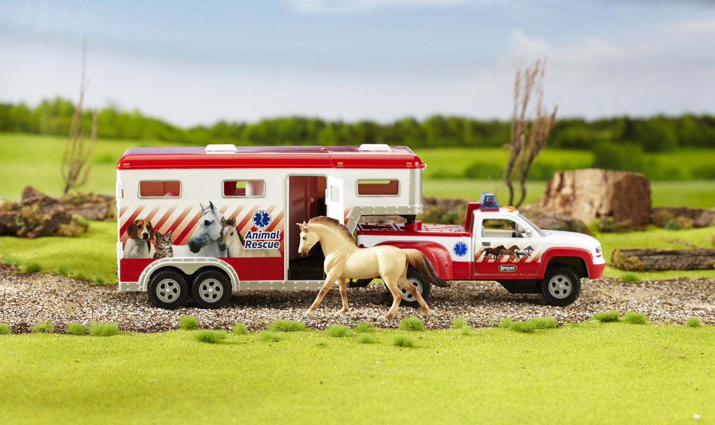 BREYER Stablemates Lights & Sirens Animal Rescue Set New