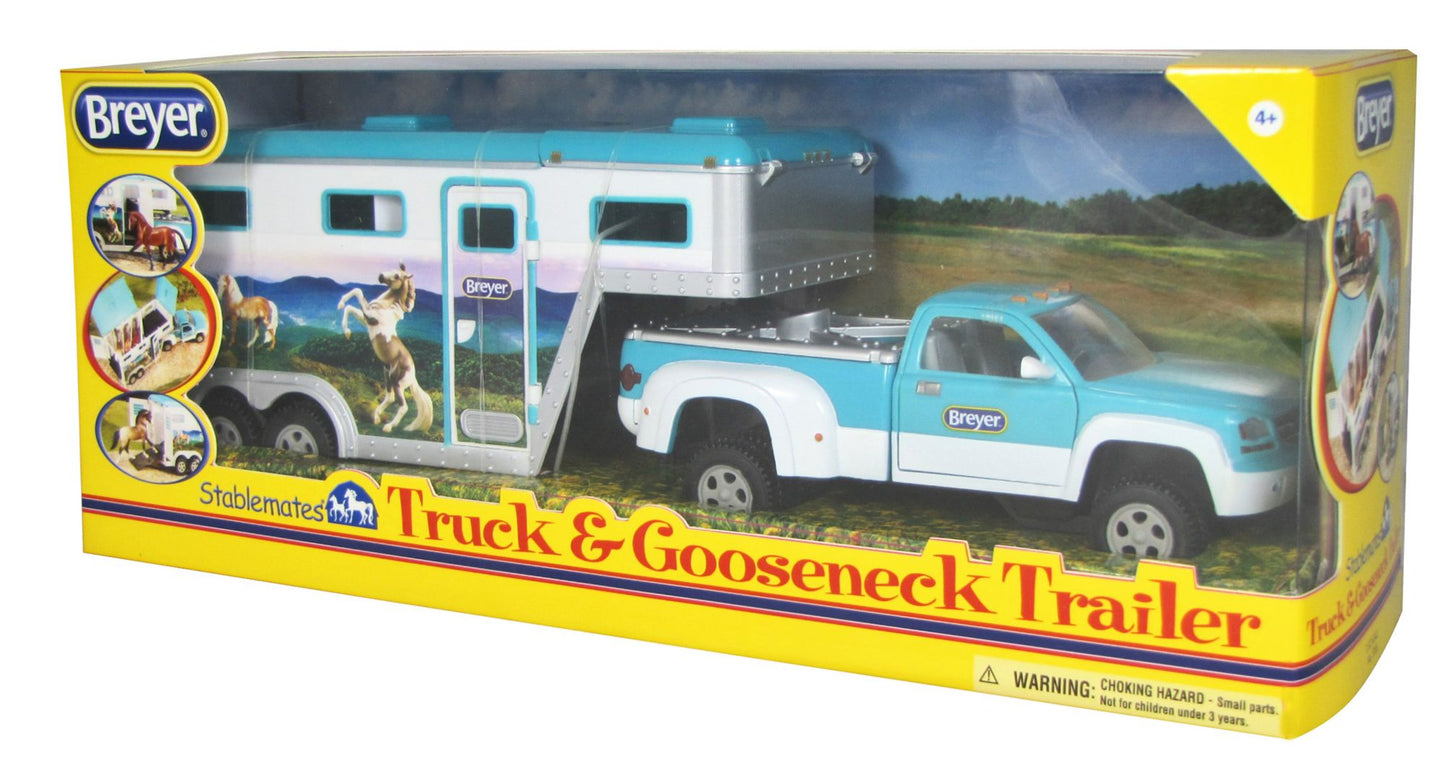 BREYER Stablemates Truck & Gooseneck Horse Trailer
