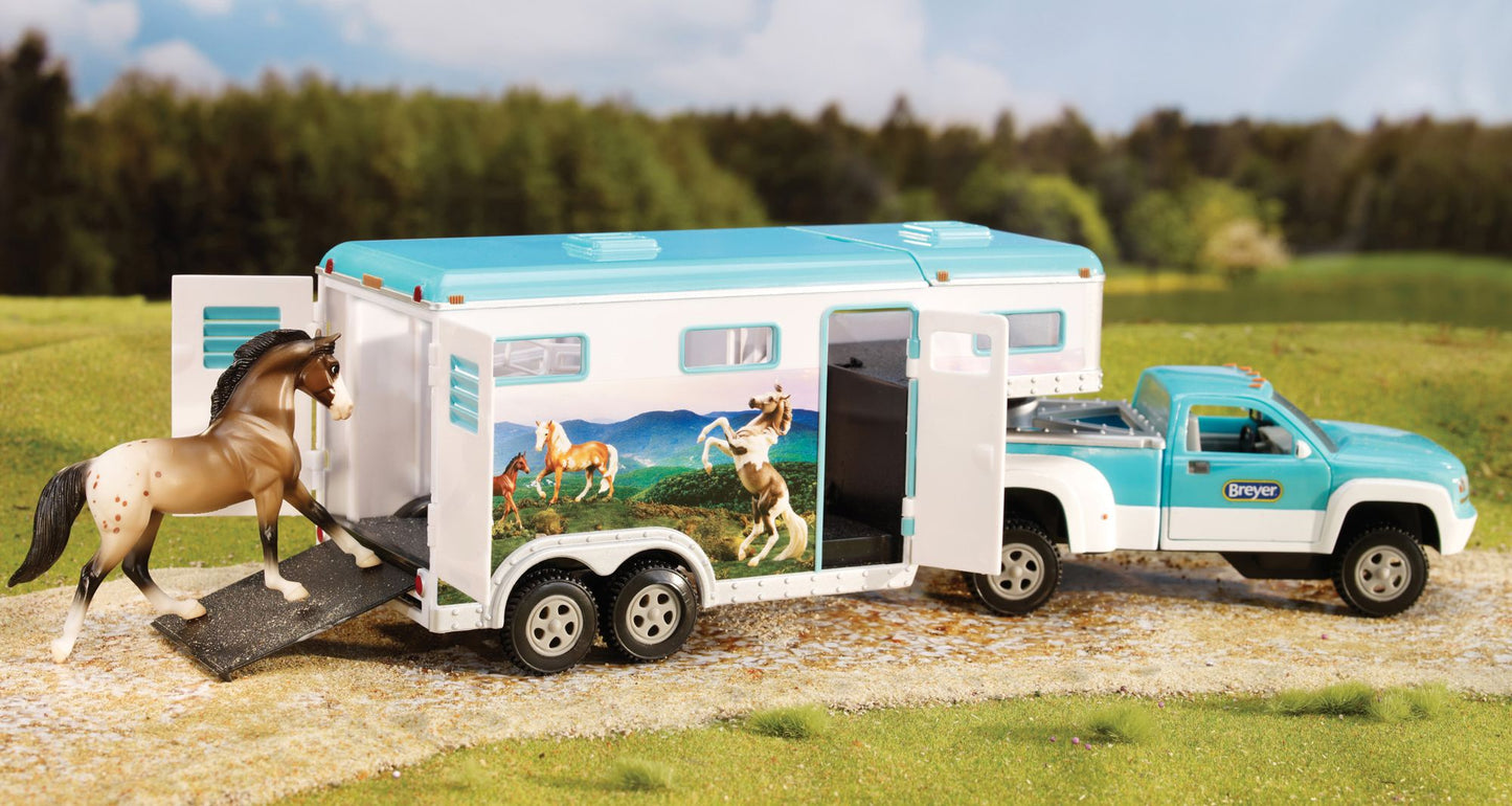 BREYER Stablemates Truck & Gooseneck Horse Trailer
