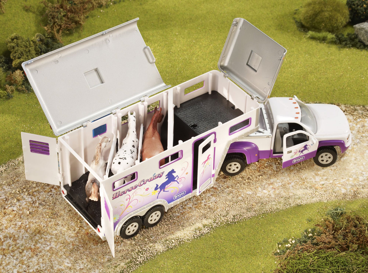 BREYER Stablemates Horse Crazy Truck and Trailer