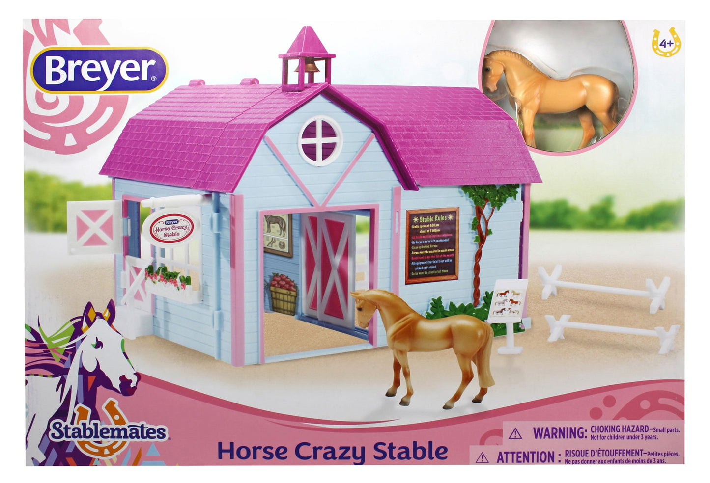 Breyer Stablemates Horse Crazy Stable
