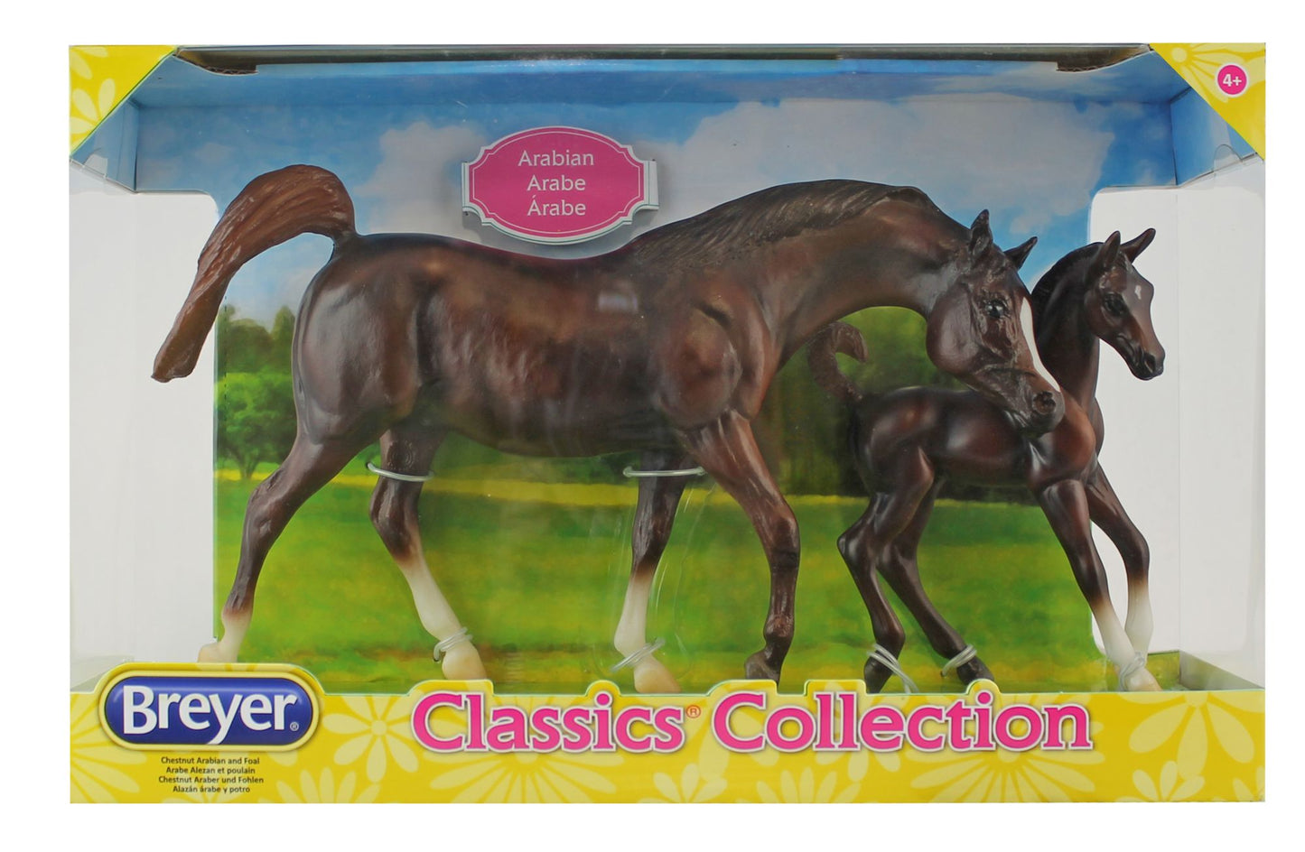 Breyer Classics Chestnut Arabian Horse and Foal Set