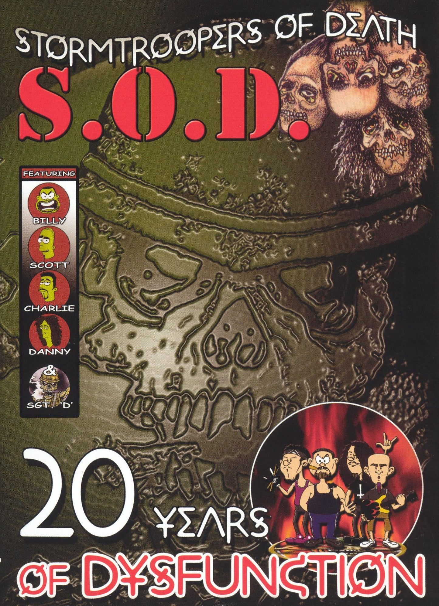 S.O.D.: 20 Years of Dysfunction [DVD/CD] [2 Discs]