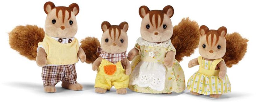 Hazelnut Chipmunk Family