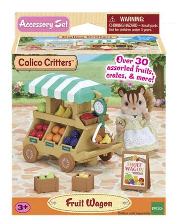 Calico Critters Fruit Wagon