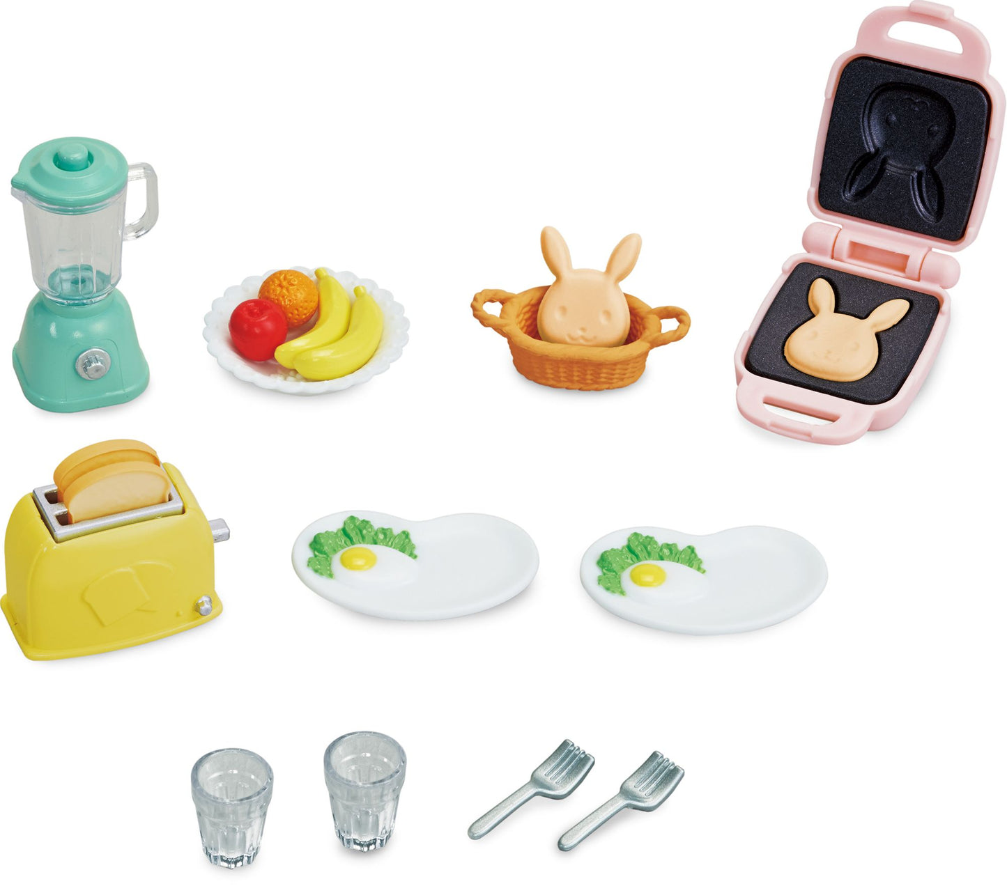 Calico Critters Breakfast Playset, Dollhouse Furniture and Accessories with "Working" Features