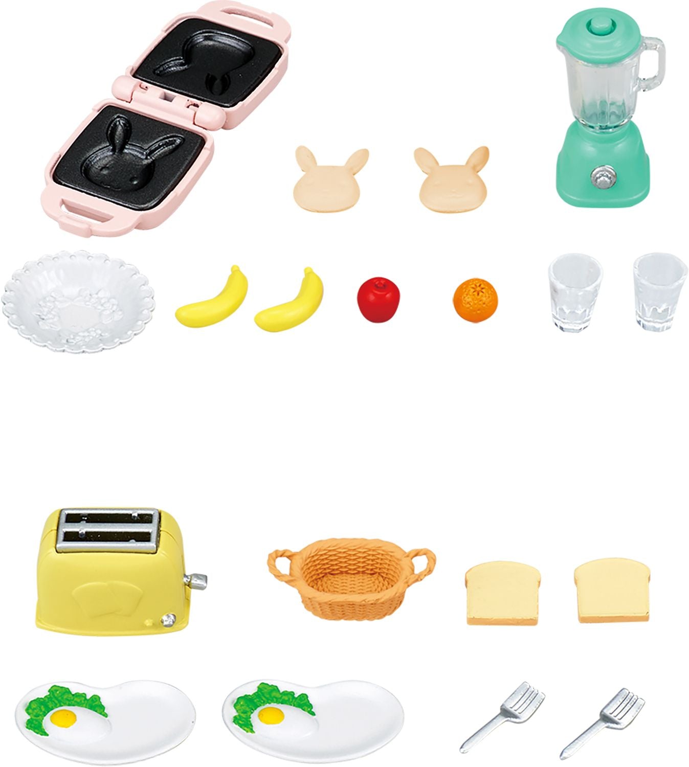 Calico Critters Breakfast Playset, Dollhouse Furniture and Accessories with "Working" Features