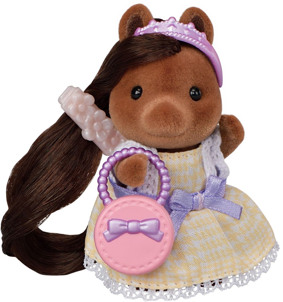 Calico Critters Pony Friends Set, Dollhouse Playset with Figures and Accessories