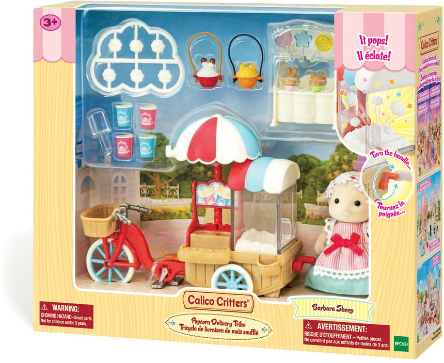 Calico Critters Popcorn Trike, Dollhouse Playset with Figure and Accessories