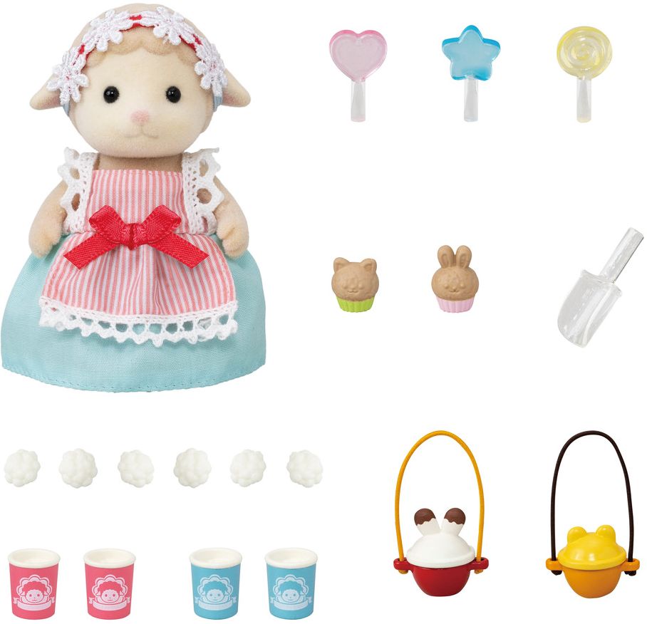 Calico Critters Popcorn Trike, Dollhouse Playset with Figure and Accessories