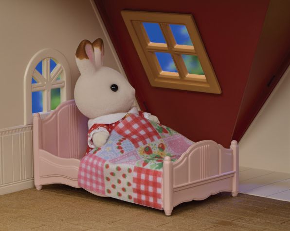 Calico Critters Red Roof Cozy Cottage, Dollhouse Playset with Figure, Furniture and Accessories