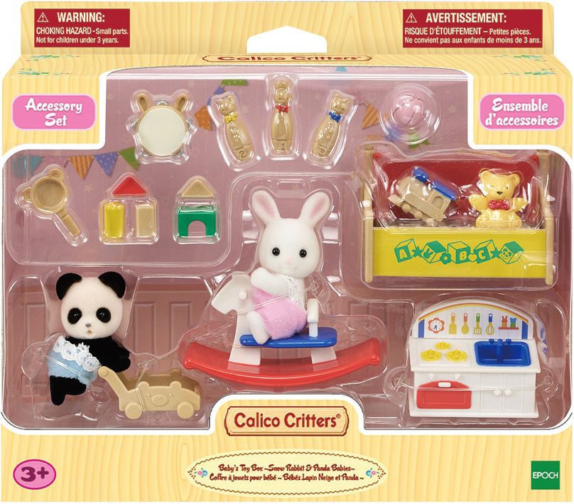 Calico Critters Baby's Toy Box, Dollhouse Playset with Figures and Accessories