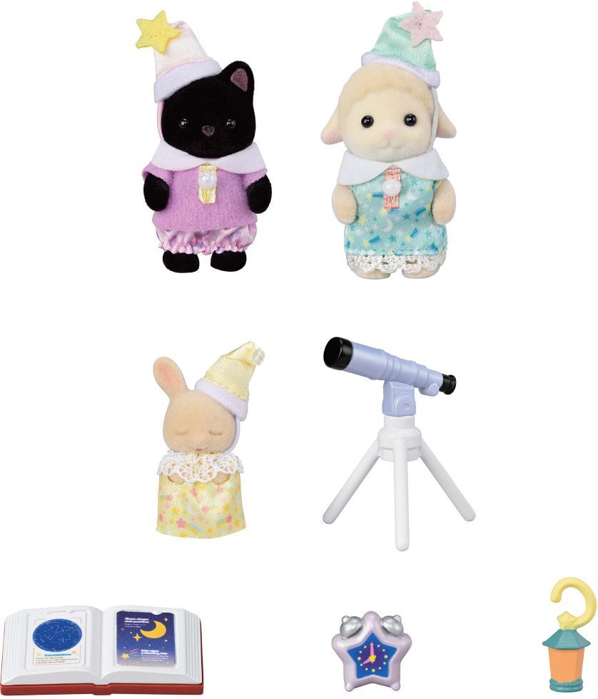 Calico Critters Nursery Friends -Sleepover Party Trio