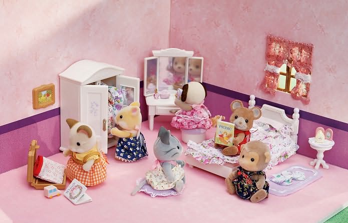 Calico Critters - Girl's Lavender Bedroom