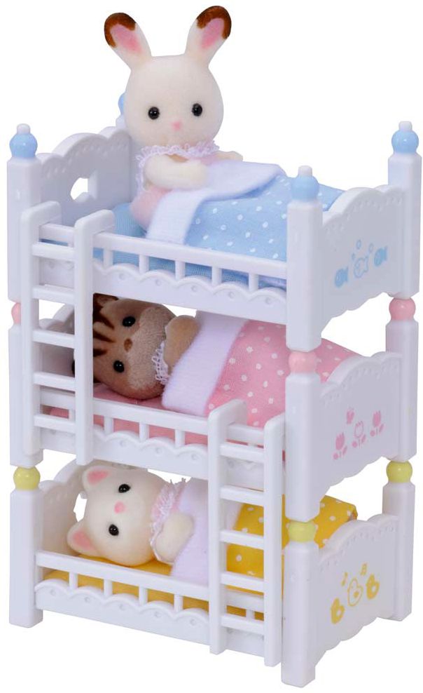 Calico Critters Triple Baby Bunk Beds