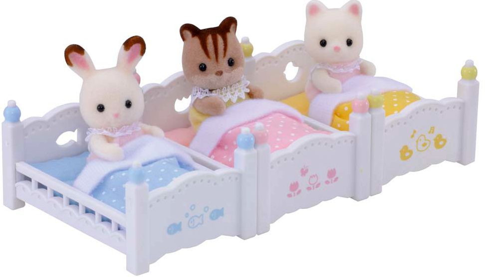 Calico Critters Triple Baby Bunk Beds