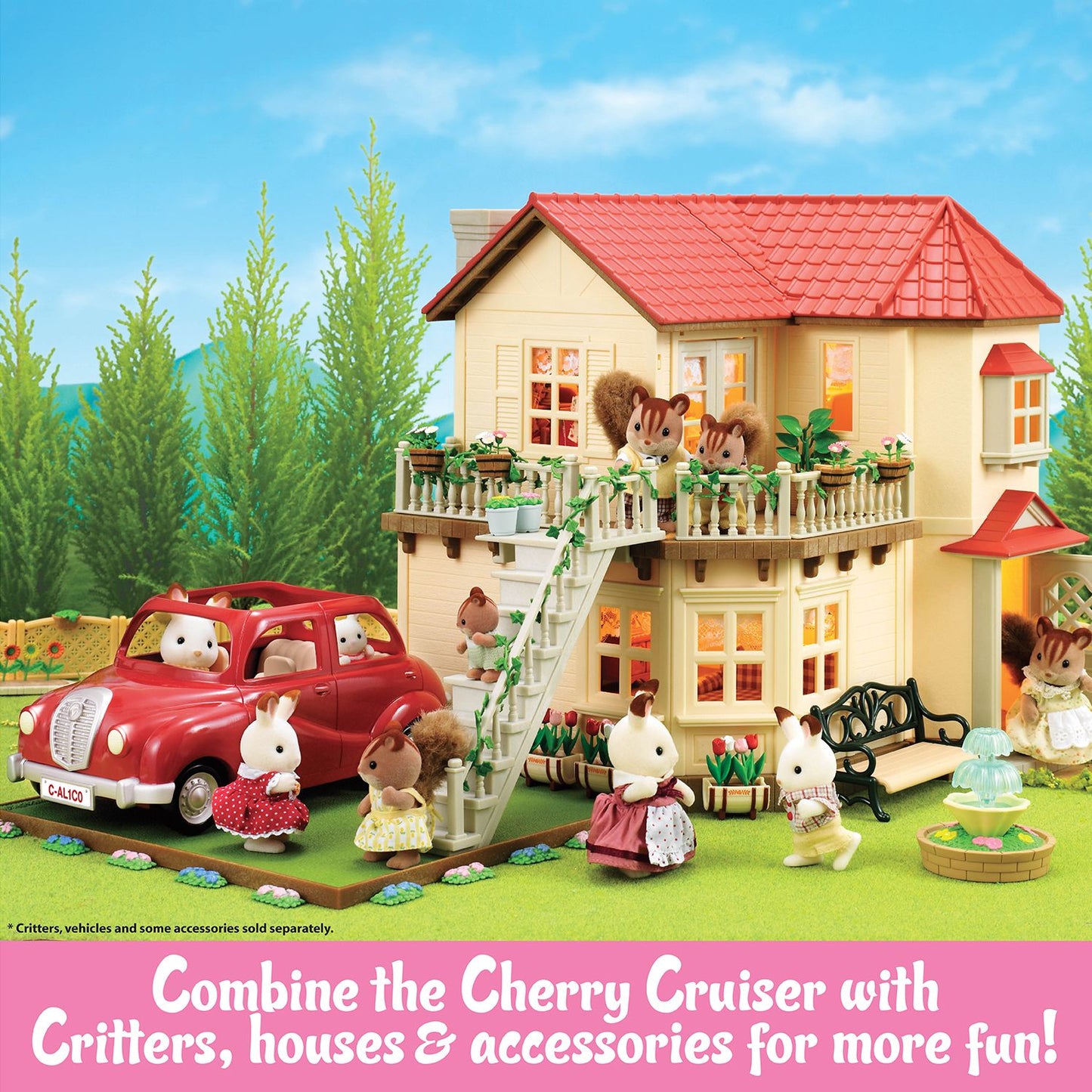 Calico Critters Cherry Cruiser