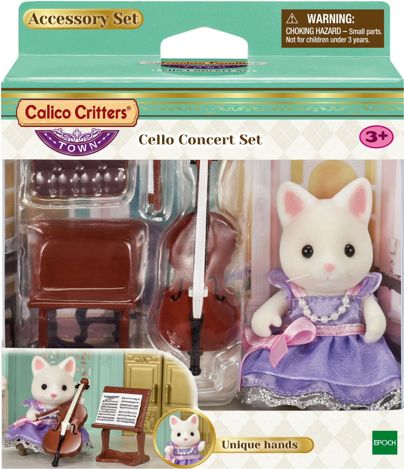 Calico Critters Cello Concert Set