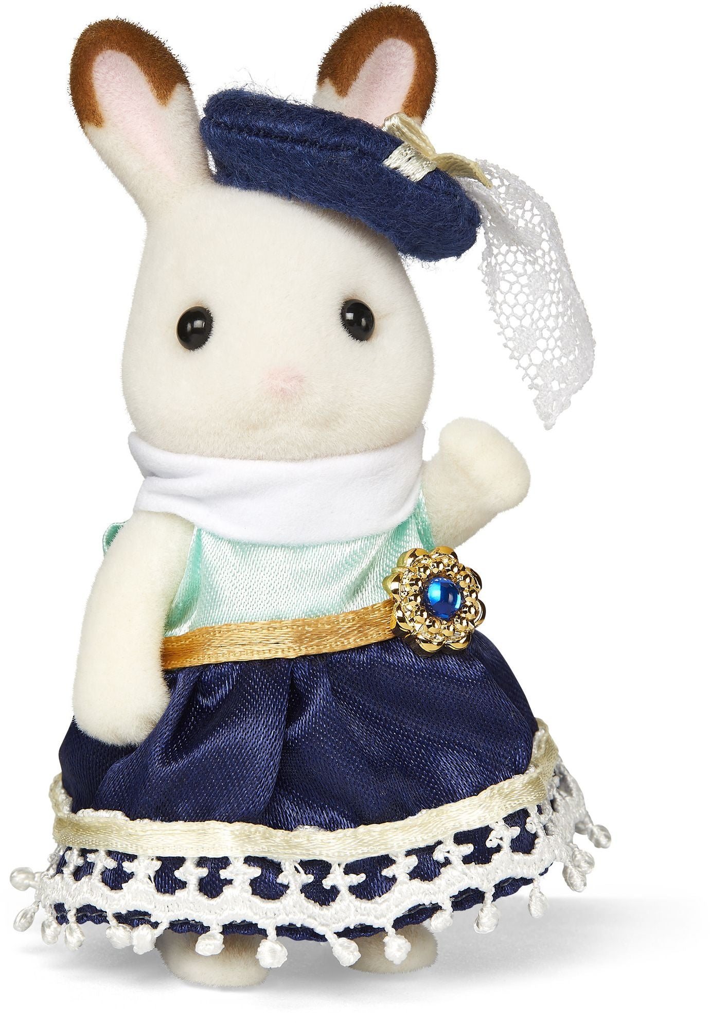 Calico Critters Town Girl Series - Stella Hopscotch Rabbit Town Girl Series - Lulu Silk Cat