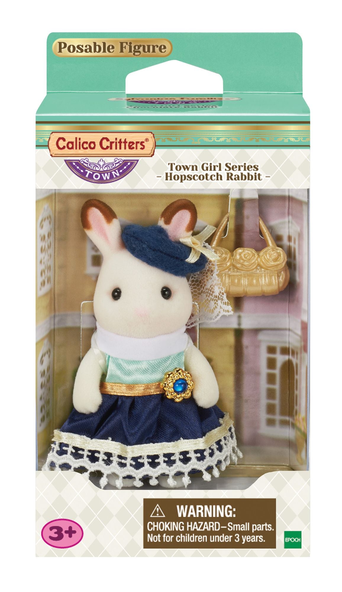Calico Critters Town Girl Series - Stella Hopscotch Rabbit Town Girl Series - Lulu Silk Cat
