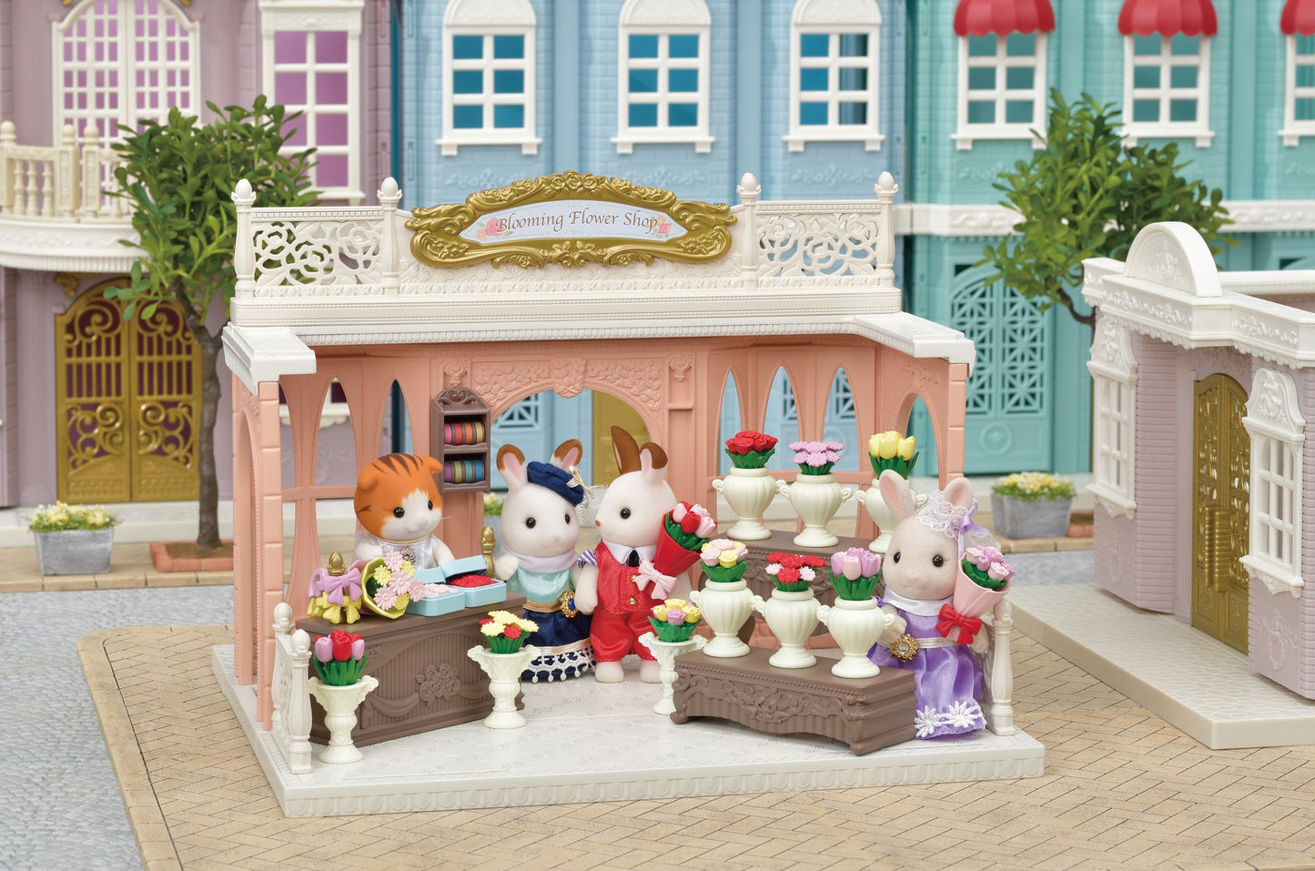 Calico Critters Blooming Flower Shop