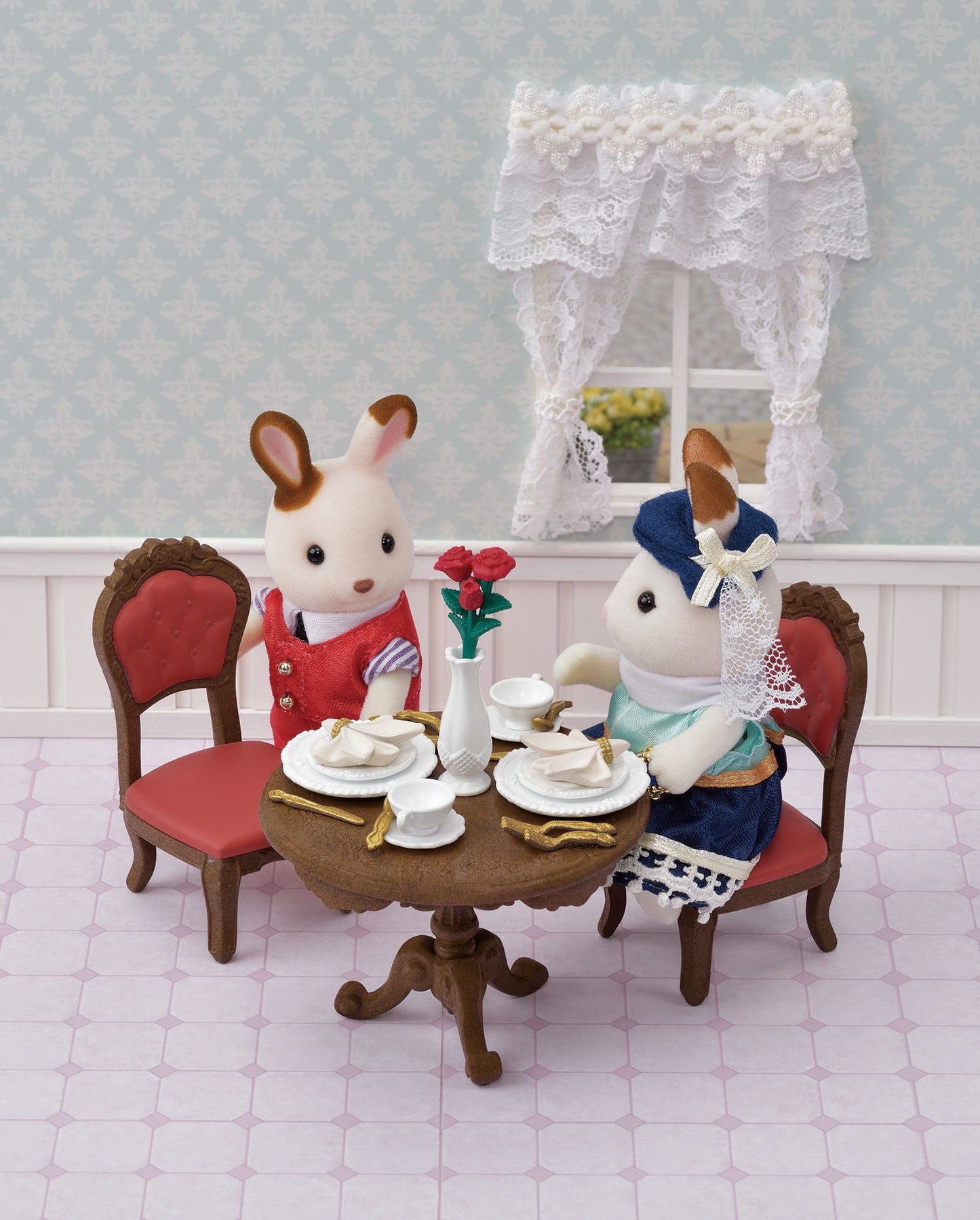 Calico Critters Chic Dining Table Set