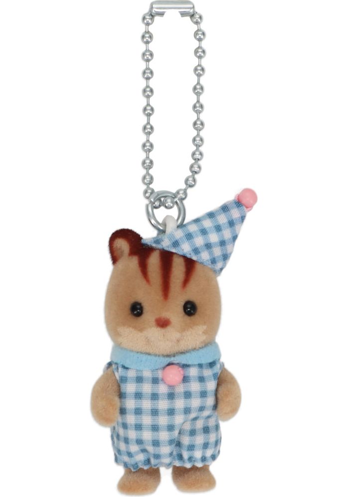 Calico Critters Walnut Squirrel Baby Key Chain