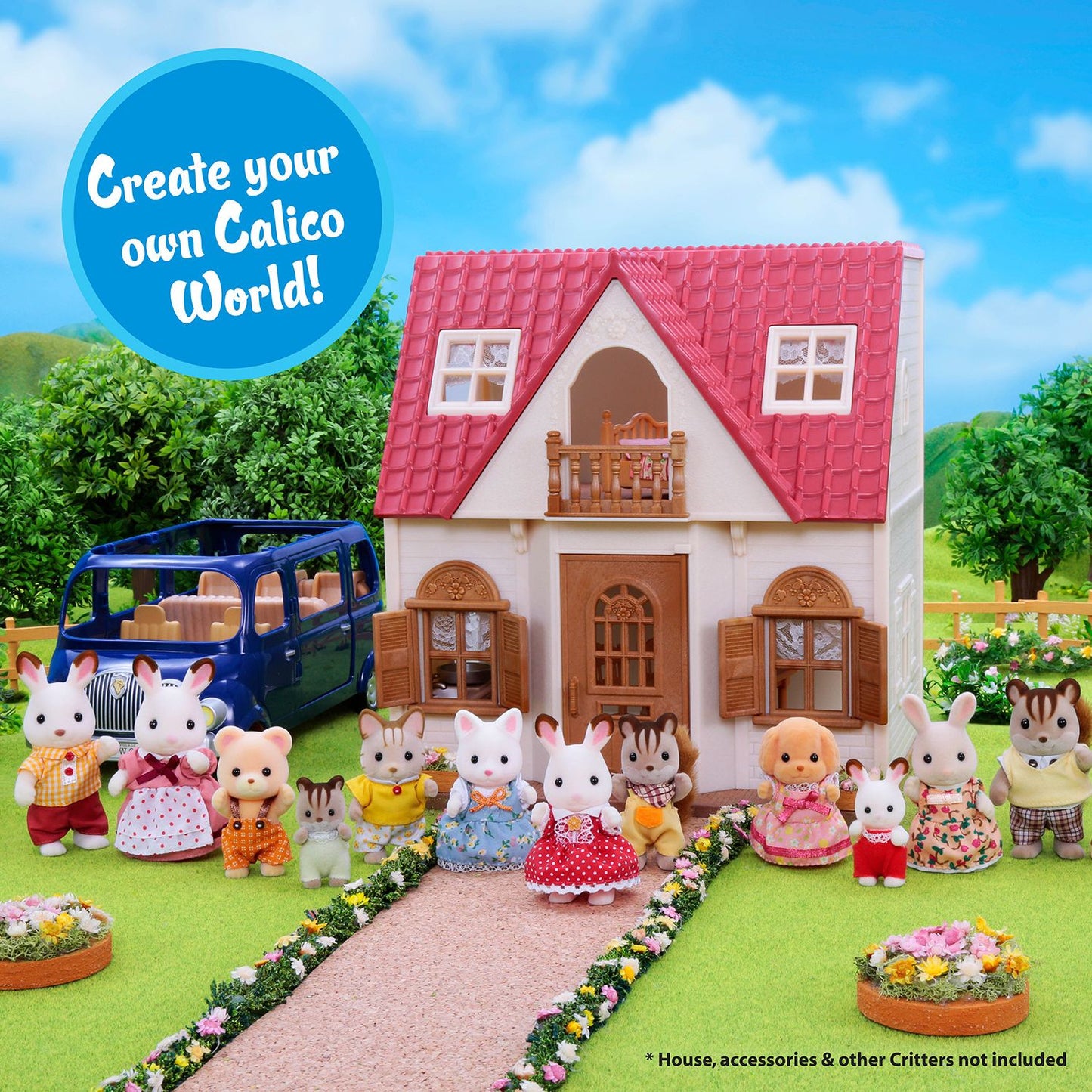 Calico Critters Hopper Kangaroo Family