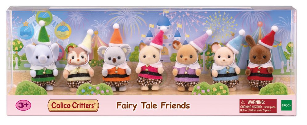 Calico Critters Fairytale Friends, Limited Edition Playset with 7 Collectible Figures and Costume Accessories