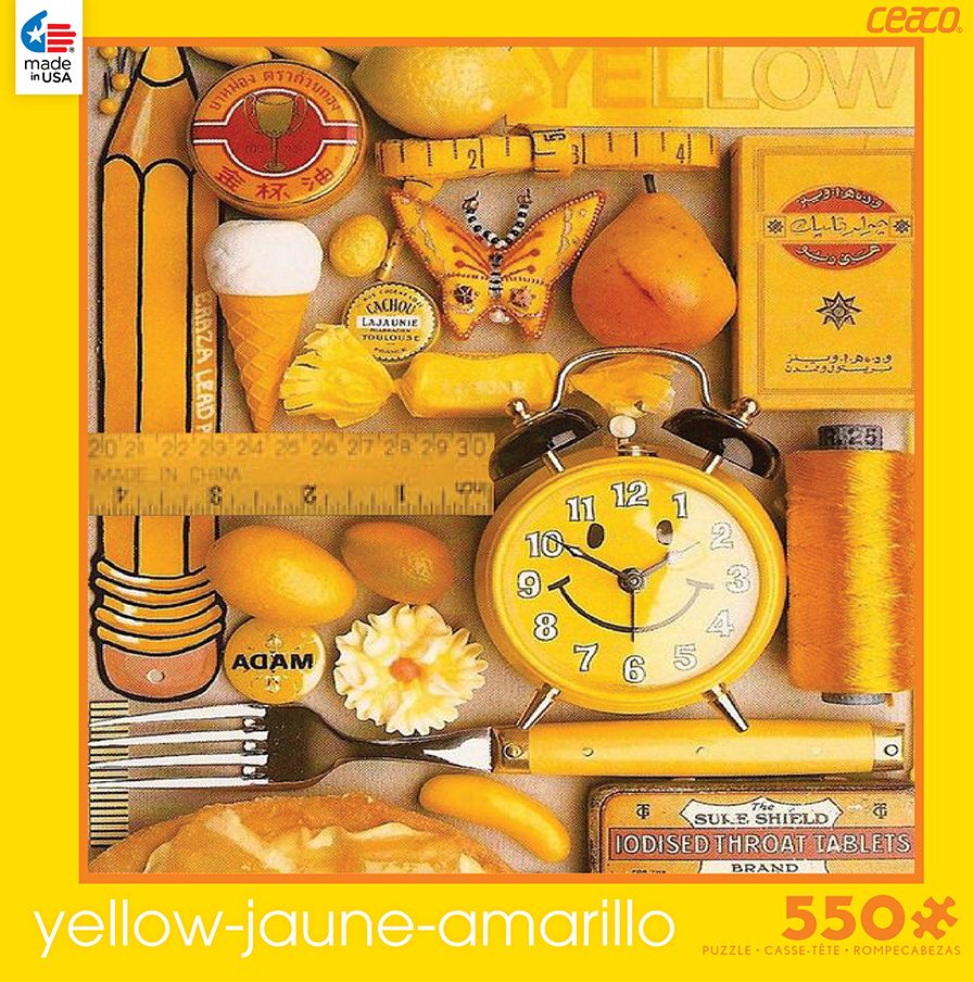 Yellow, Color Study 550 Piece Puzzle