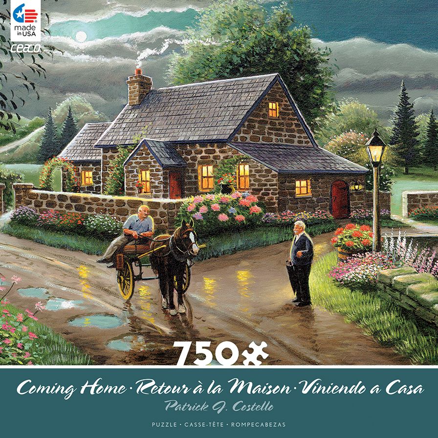 Lakeside Cottage, Coming Home 750 Piece Puzzle