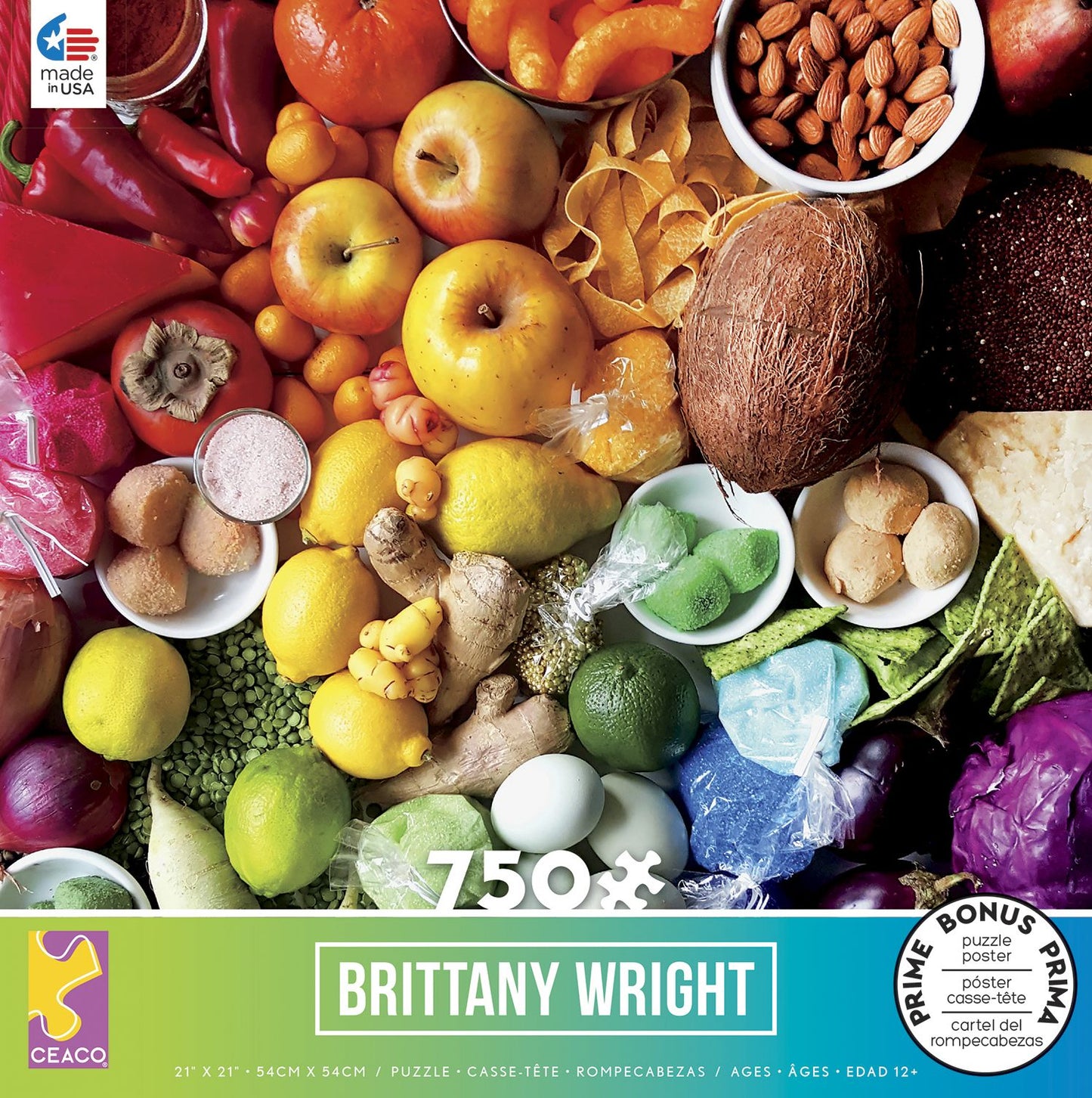 Food Medley, Brittany Wright 750 Piece Puzzle