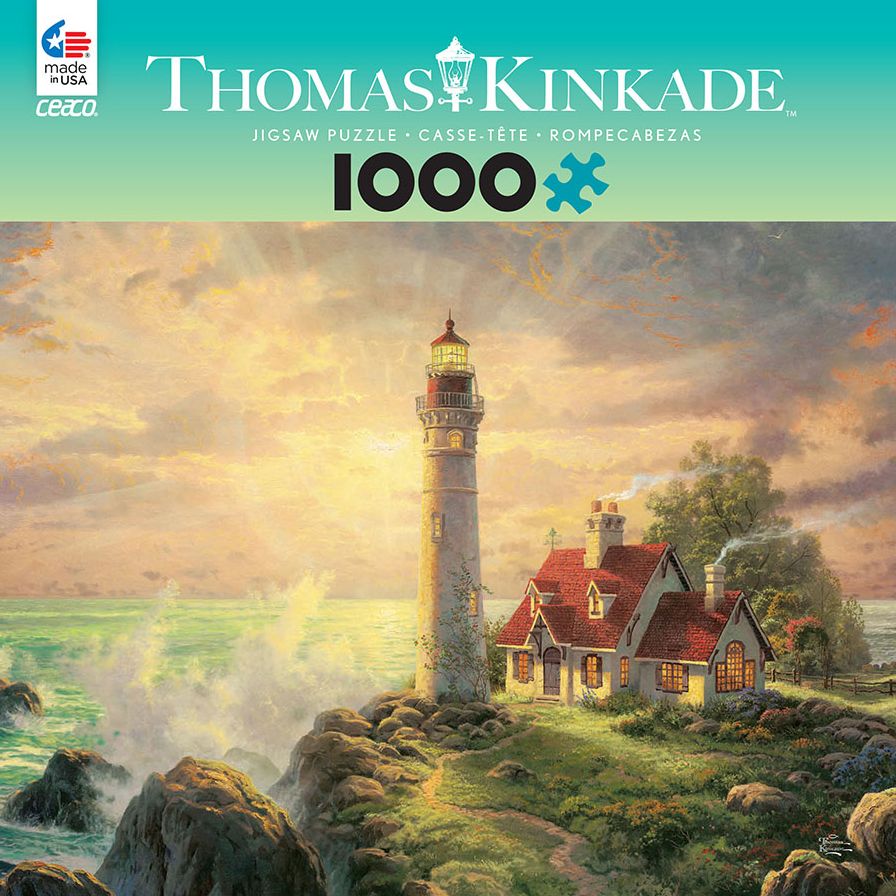 Thomas Kinkade 1000pc - The Guiding Light (B&N Exclusive)